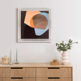 Essentially Minimal III - High Resolution Giclee Printed Canvas Framed in Contemporary Clear Acrylic Frame